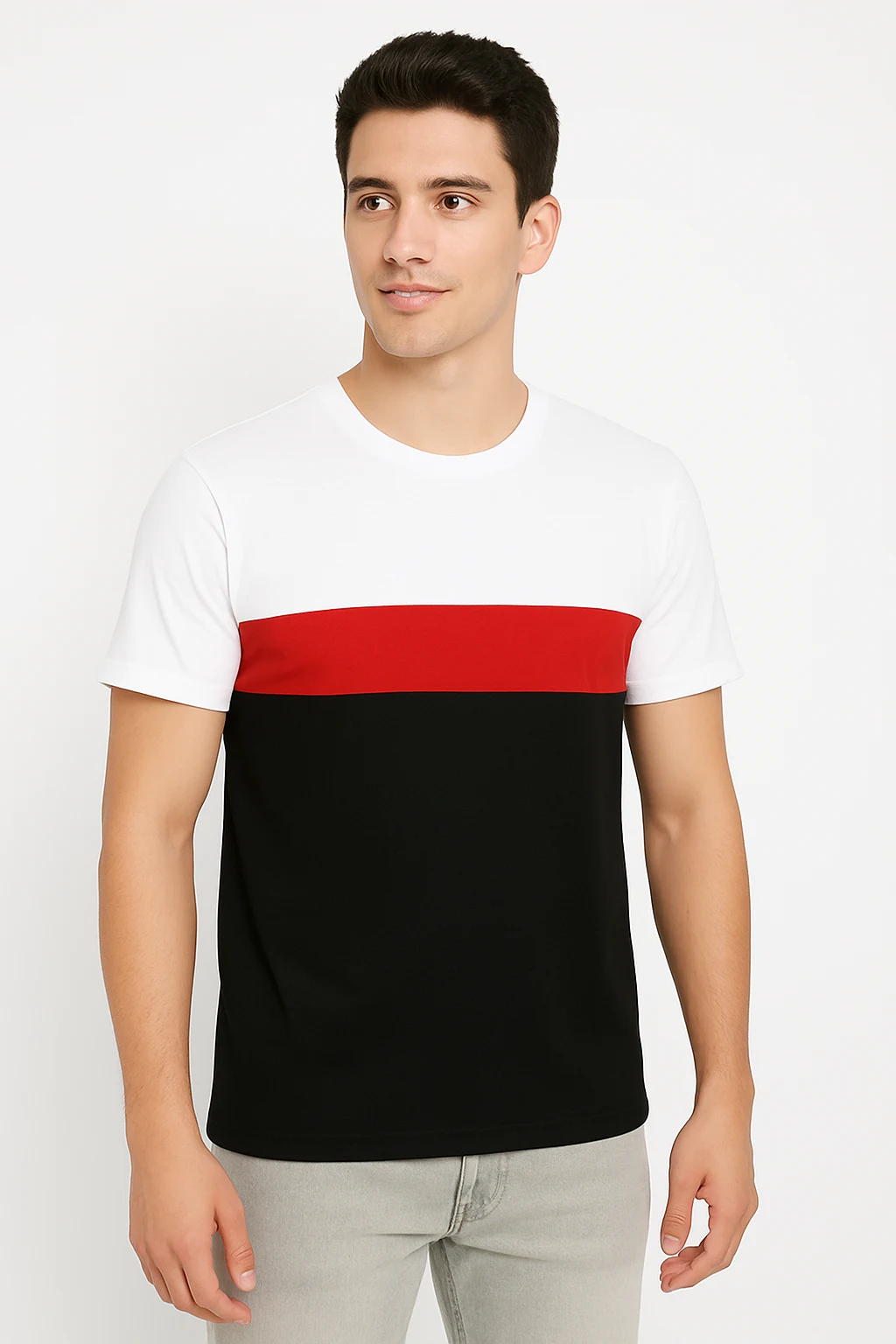 mens half sleeves pattern